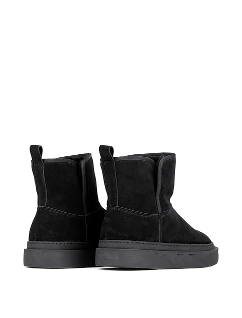 Женские угги MIRATON велюровые черные - фото 3 - Miraton