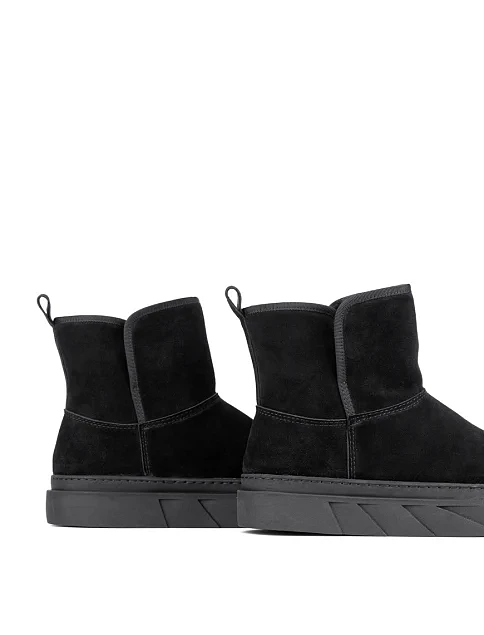 Женские угги MIRATON велюровые черные - фото 5 - Miraton