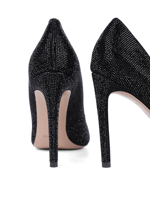 Женские туфли Mia May велюровые черные - фото 2 - Miraton