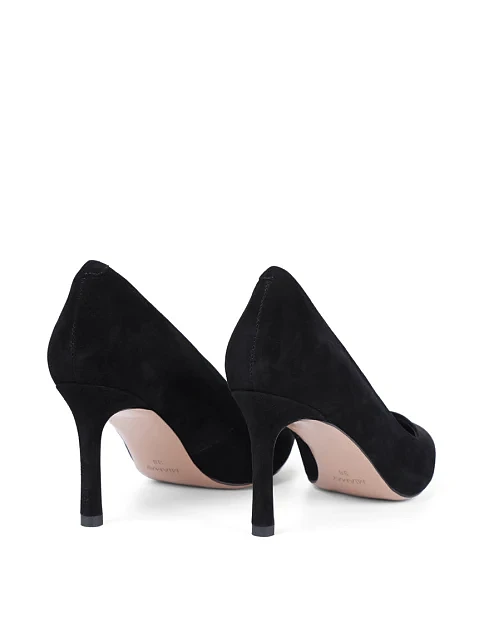 Женские туфли Mia May велюровые черные - фото 4 - Miraton