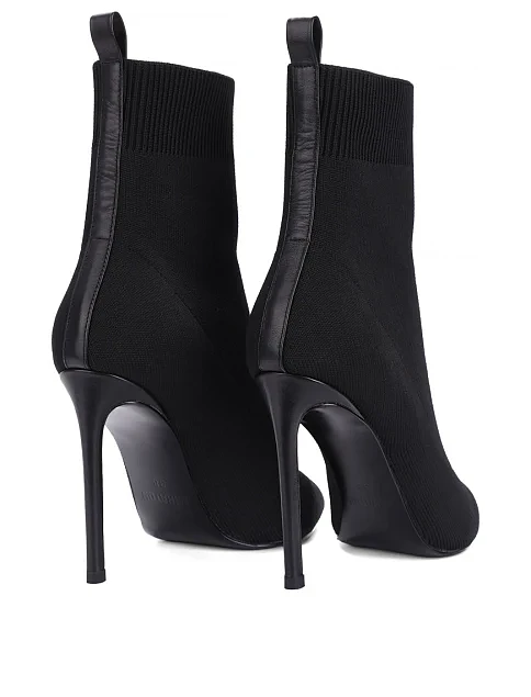 Женские ботинки MIRATON тканевые черные - фото 4 - Miraton