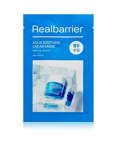 Маска тканинна заспокійлива Real Barrier Aqua Soothing, 30ml - фото 1 - Miraton