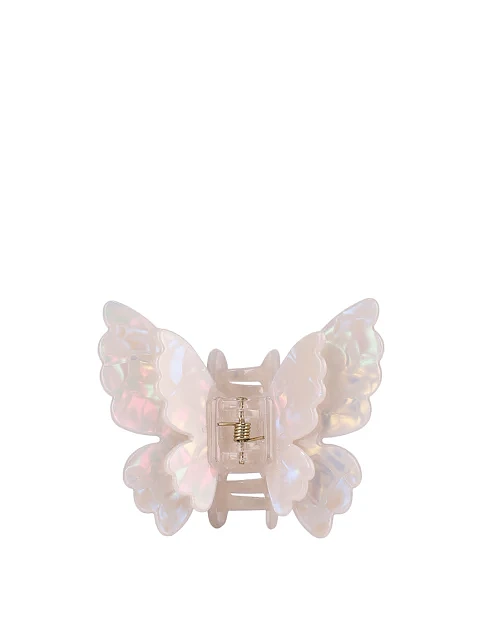 Заколка-краб MIRATON бабочка двойная перламутровая - фото 1 - Miraton