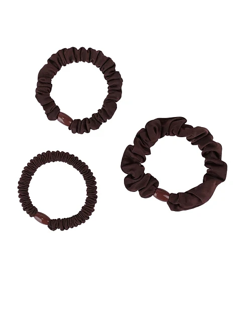 Комплект из 3 резинок MIRATON коричневые - фото 1 - Miraton