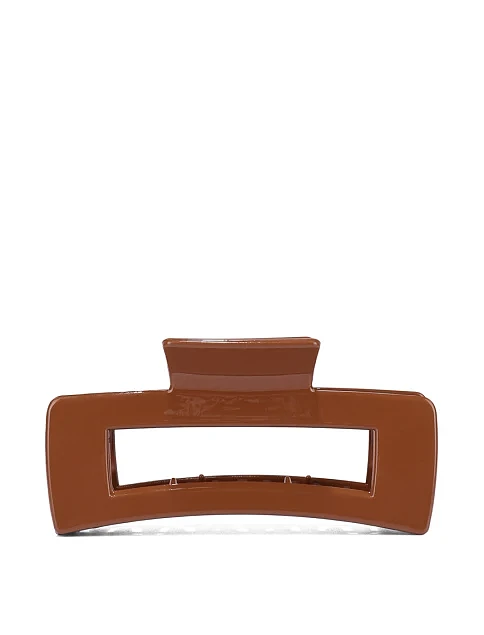 Заколка-краб MIRATON коричневая - фото 1 - Miraton