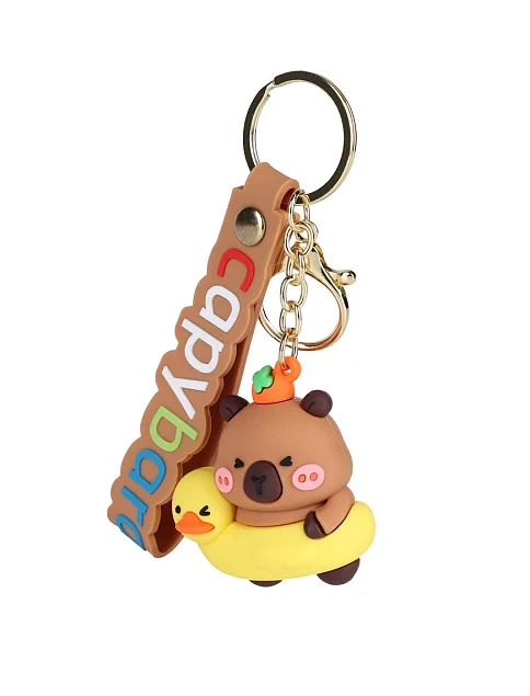 Брелок MIRATON капибара силиконовый - фото 1 - Miraton