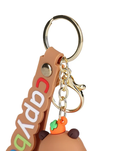 Брелок MIRATON капибара силиконовый - фото 2 - Miraton