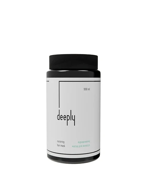 Відновлююча маска для волосся deeply restoring hair mask, 1000 мл - фото 1 - Miraton