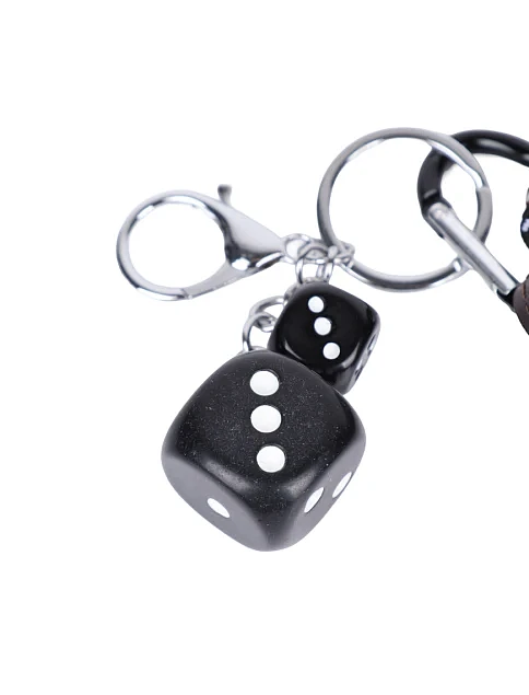 Брелок для сумок MIRATON чорна кішка з підвісками - фото 2 - Miraton