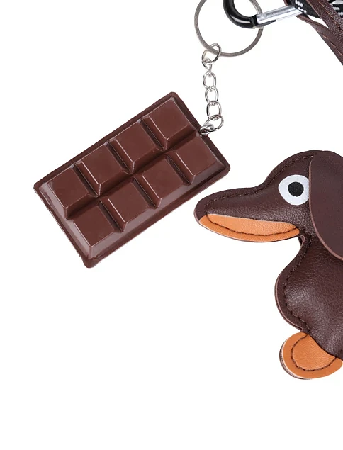 Брелок для сумок MIRATON такса з підвісками - фото 2 - Miraton