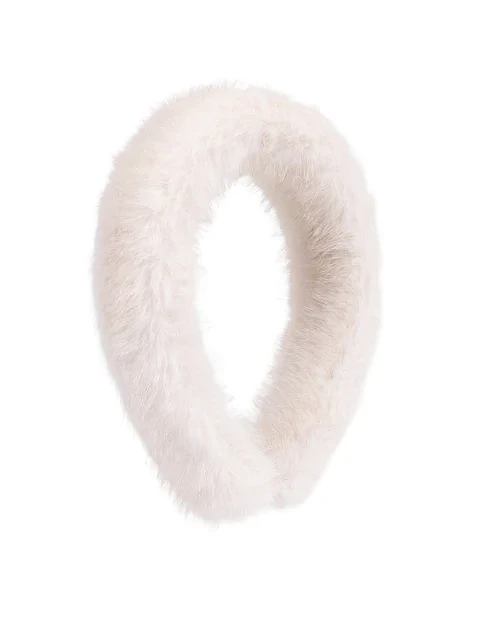 Обруч MIRATON білий з хутром - фото 2 - Miraton