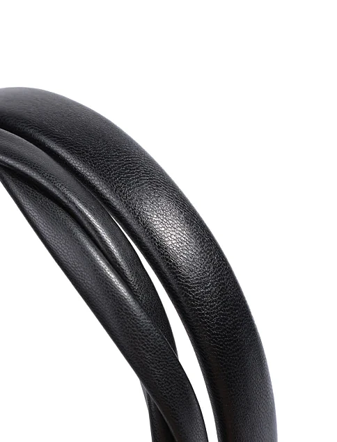 Комплект з 2 обручів MIRATON чорні в екошкірі - фото 3 - Miraton