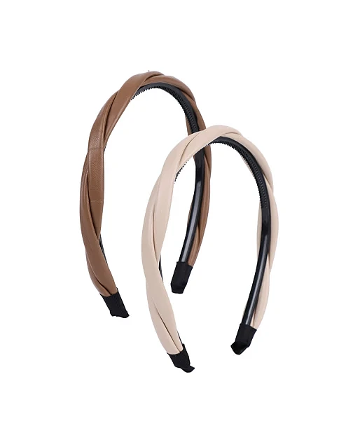 Комплект з 2 обручів MIRATON в екошкірі - фото 2 - Miraton