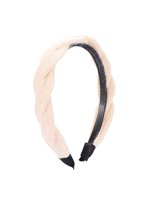 Обруч MIRATON білий в'язаний - фото 2 - Miraton