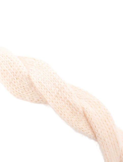 Обруч MIRATON білий в'язаний - фото 3 - Miraton