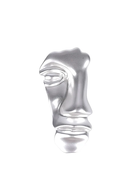 Брошка MIRATON винтажная маска серебристая - фото 1 - Miraton