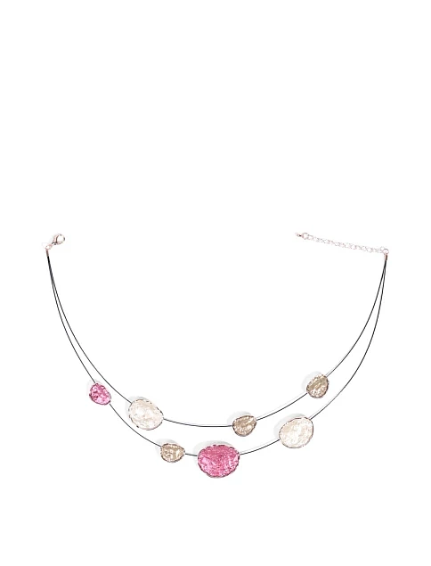 Ожерелье MIRATON посеребренное в античном стиле - фото 1 - Miraton