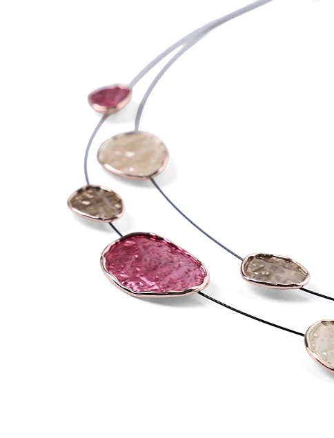 Ожерелье MIRATON посеребренное в античном стиле - фото 2 - Miraton