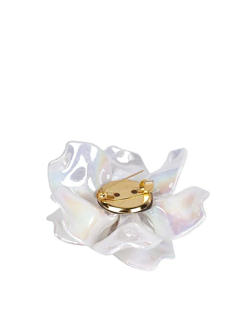 Брошка MIRATON цветок перламутровый - фото 2 - Miraton