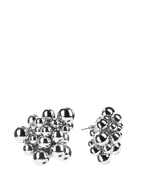 Серьги пусеты в серебре - фото 1 - Miraton