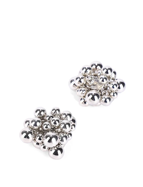 Серьги пусеты в серебре - фото 2 - Miraton