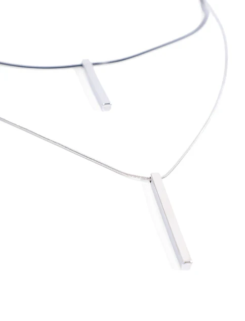 Подвійне кольє MIRATON з підвісками - фото 2 - Miraton