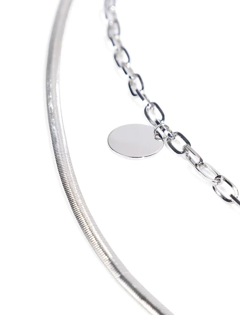 Двойное колье MIRATON с подвесками - фото 2 - Miraton