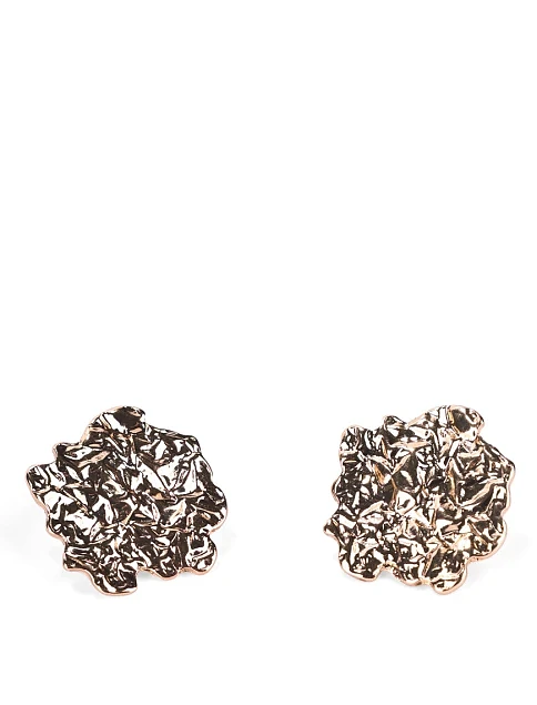 Сережки пусети в позолоті - фото 2 - Miraton