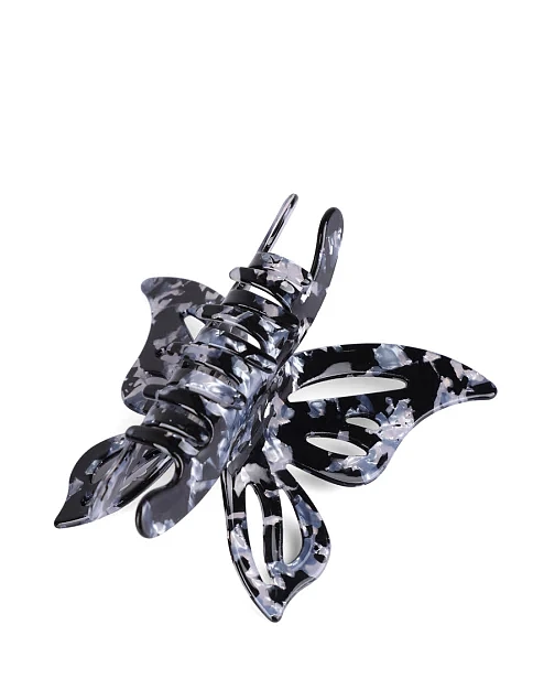 Заколка-краб MIRATON бабочка черная - фото 2 - Miraton