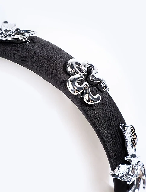 Обруч MIRATON з аплікацією квіти - фото 3 - Miraton