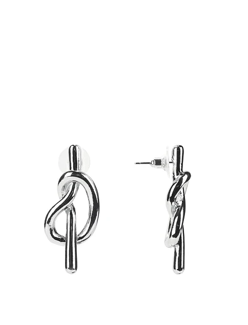 Сережки гвоздики металевий вузол - фото 1 - Miraton