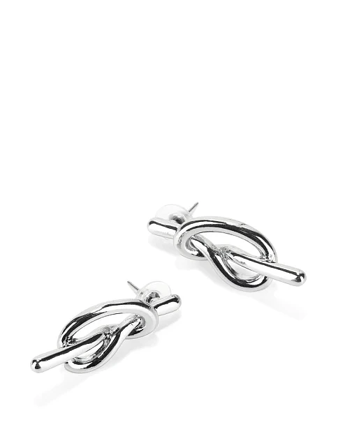 Сережки гвоздики металевий вузол - фото 2 - Miraton