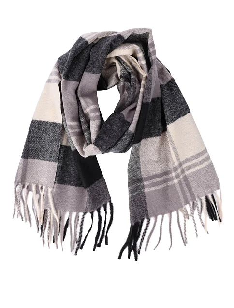 Шарф тканинний чорний - фото 1 - Miraton