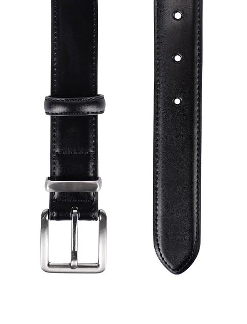 Ремінь шкіряний чорний - фото 2 - Miraton