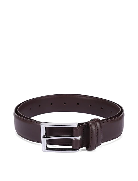 Ремінь шкіряний коричневий - фото 1 - Miraton