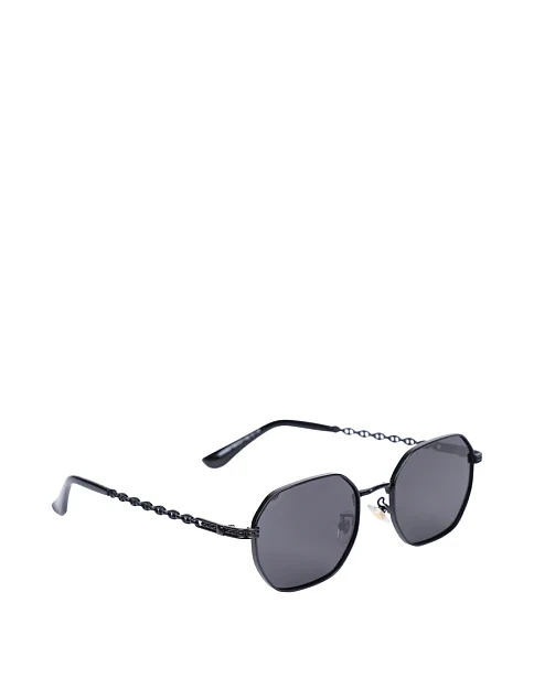 Солнцезащитные очки прямоугольные черные - фото 2 - Miraton