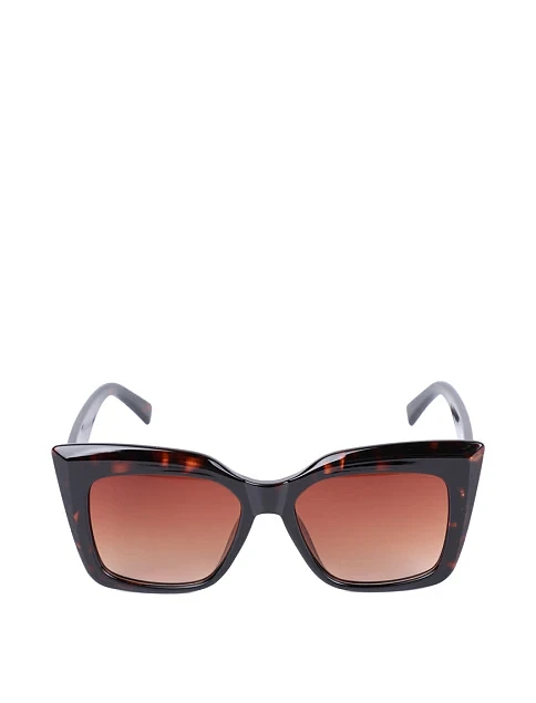 Солнцезащитные очки кошачий глаз в леопардовой оправе - фото 1 - Miraton