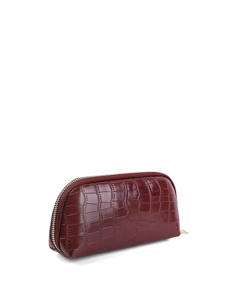 Косметичка з екошкіри бордові - фото 3 - Miraton