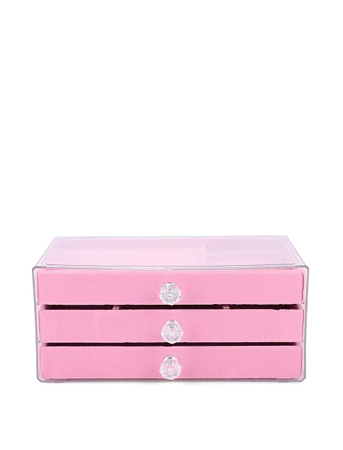 Бокс для украшений розовый - фото 1 - Miraton