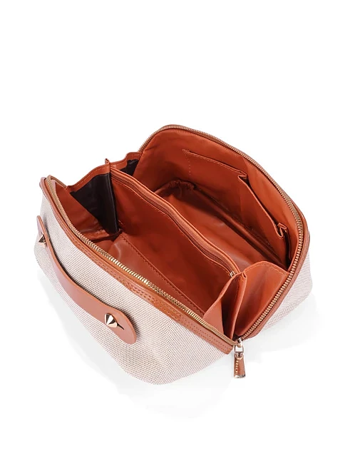 Косметичка з екошкіри бежеві - фото 3 - Miraton