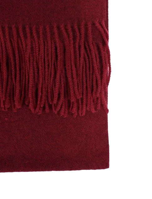 Шарф тканевый бордовый - фото 2 - Miraton