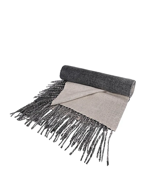 Шарф тканинний чорний - фото 2 - Miraton