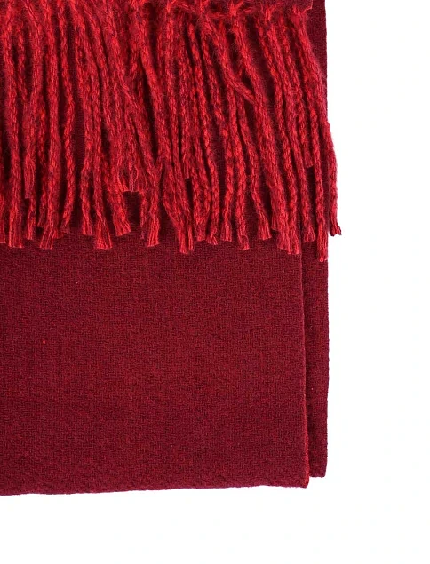 Шарф тканевый красный - фото 2 - Miraton