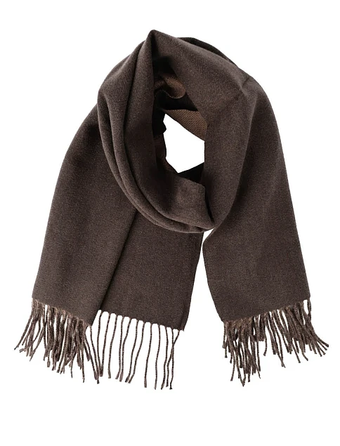 Шарф тканинний коричневий - фото 1 - Miraton