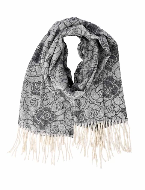 Шарф тканинний сірий - фото 1 - Miraton