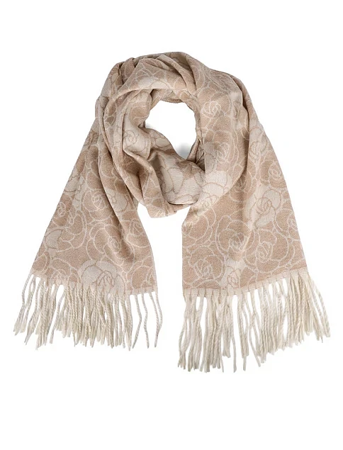 Шарф тканинний білий - фото 1 - Miraton