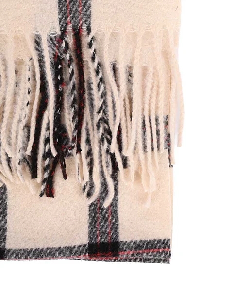 Шарф тканинний молочний - фото 2 - Miraton