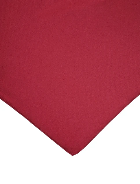 Платок тканевый бордовый - фото 2 - Miraton