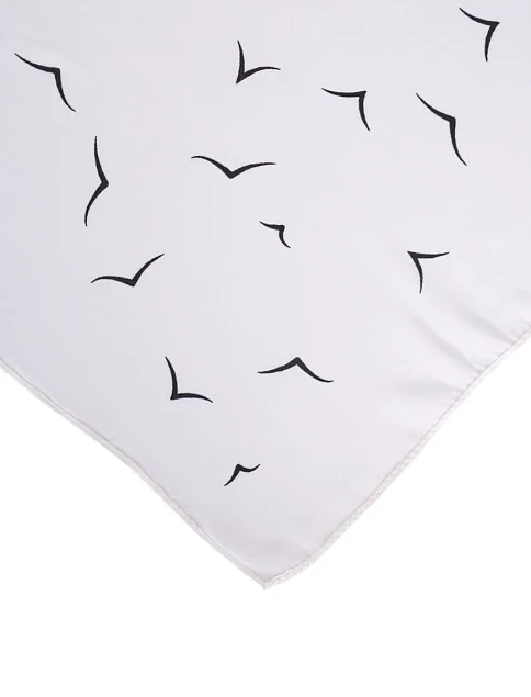 Платок тканевый молочный - фото 2 - Miraton