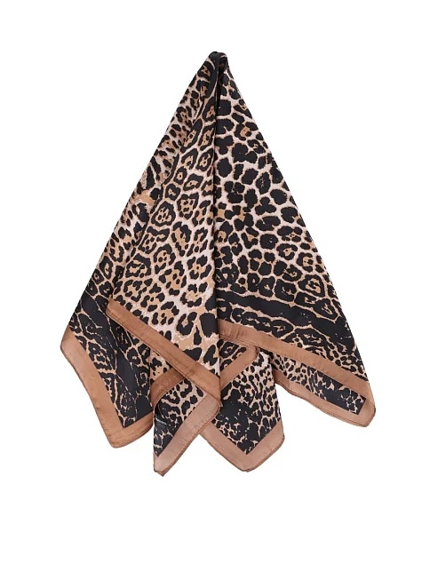 Платок тканевый коричневый - фото 1 - Miraton